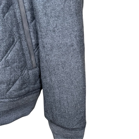 Ermenegildo Zegna Quilted Wool Cashmere Silk Bomber Jacket 56 EU / US 46 XL XXL - Picture 5 of 15